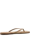 Tkees Lily Square Toe Flip Flops In Cocobutter In Neutral