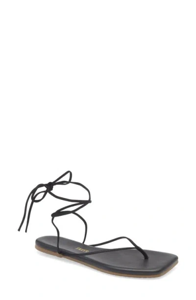 Tkees Lilu Ankle Wrap Sandal In Brown