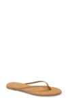 Tkees Lily Braid Flip Flop In Brown