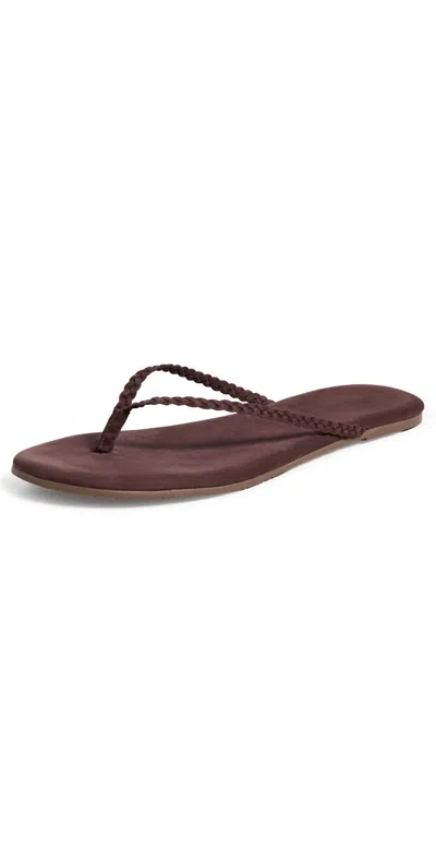 Tkees Lily Braid Sandals Bourbon In Multi