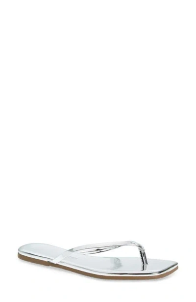 TKEES TKEES LILY MIRROR SQUARE TOE FLIP FLOP