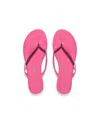 Tkees Lily Patent Solids In Hot Pink In Pink