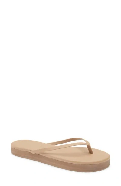Tkees Lily Platform Flip Flop In Brown