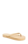 Tkees Lily Platform Flip Flop In Yellow