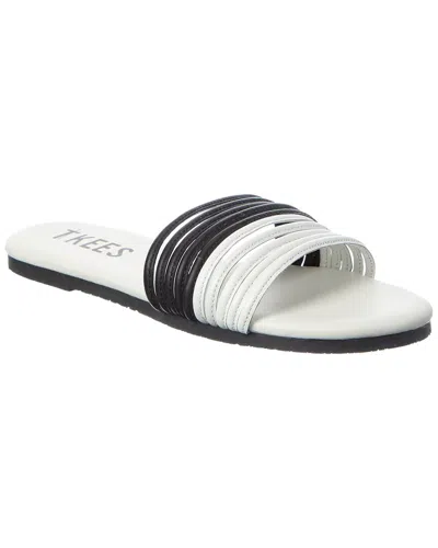 Tkees Lucas Leather Sandal In White