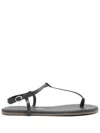 Tkees Womens Solid Flatform Sandals In Black