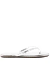 Tkees Metallics Flip-flops In Silver