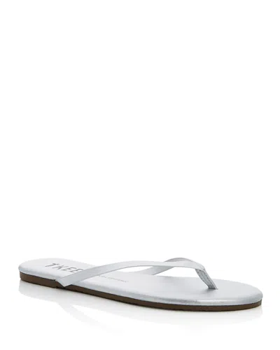 TKEES PATENT LEATHER FLIP-FLOPS,HIGHLIGHTERS
