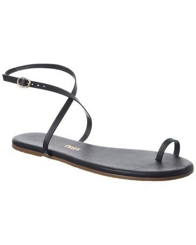 Tkees Phoebe Leather Sandal In Black