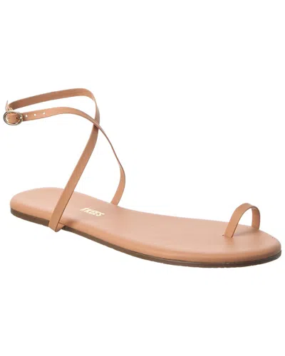 Tkees Phoebe Leather Sandal In Brown