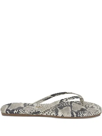 Tkees Phyton Printed Flip Flops In Multi