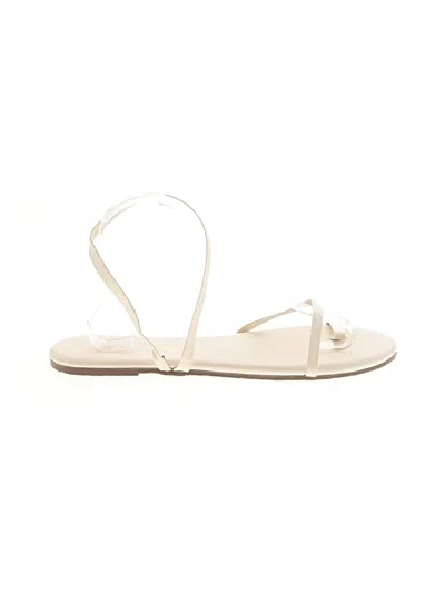 Pre-owned Tkees Sandals In Ivory