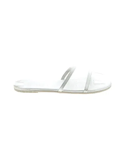 Pre-owned Tkees Sandals In White