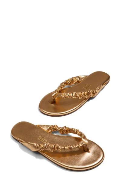 Tkees Savannah Flip Flop In Gold