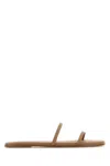 Tkees Skin Pink Leather Gemma Slippers In Multi