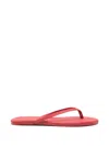 Tkees Solid Leather Flip-flops In Red