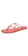 Shop Tkees Square Toe Elle Sandals Red