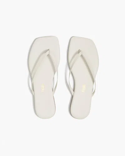 Tkees Square Toe Lily Cream In White