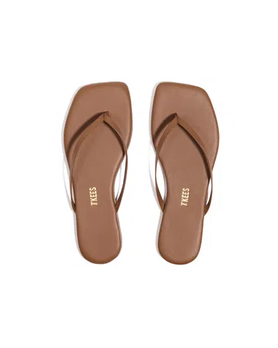 Tkees Square Toe Lily Sandals In Brown