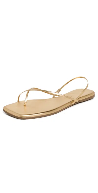 Tkees Square Toe Millie Sandals Blink In Gold