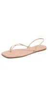 Tkees Square Toe Millie Sandals Nude Beach In Neutral