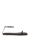 Tkees Square Toe Twiggy Sandal In 黑貂