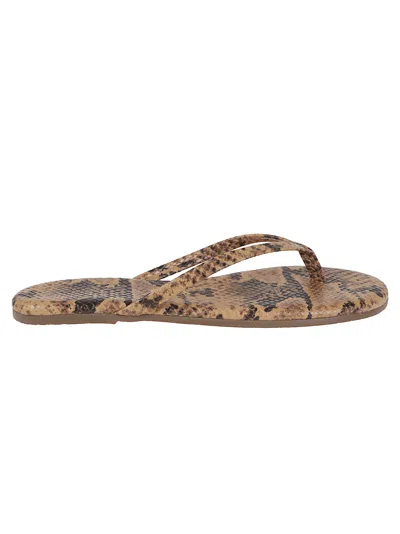 Tkees Studio Exotic Flip Flops In Animal Print