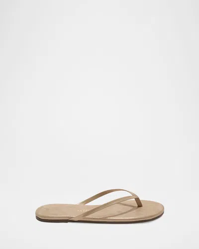 Tkees The Boyfriend Leather Flip-flops In Multi