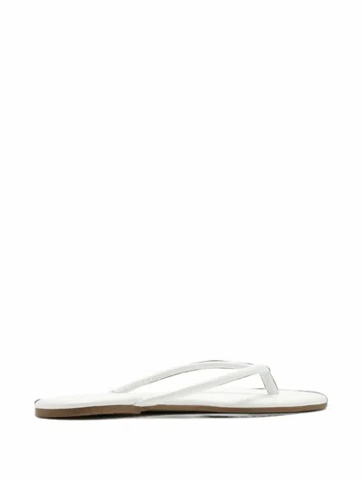 Tkees Tubular Lily Flat Thong Sandals In White