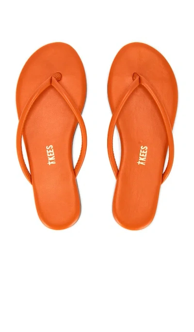 Tkees Tubular Lily Sandal In Orange