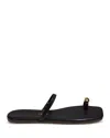 Tkees Colette Toe Loop Sandal In Black