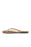 Tkees Women's Duos Sandals In Oyster Shell In Gold