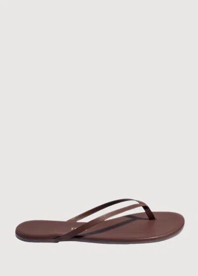 Tkees Foundation Matte Flip Flops In Cappuccino In Burgundy