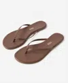 TKEES WOMEN'S FOUNDATIONS MATTE SANDAL IN CAPPUCCINO