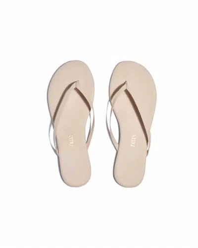 Tkees Women's Foundations Matte Sandal In Linen In White