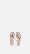Tkees Women's Glosses Patent Sandal In Custard In Multi