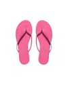 Tkees Women's Lily Gloss Flip Flop In Hot Pink In Pink