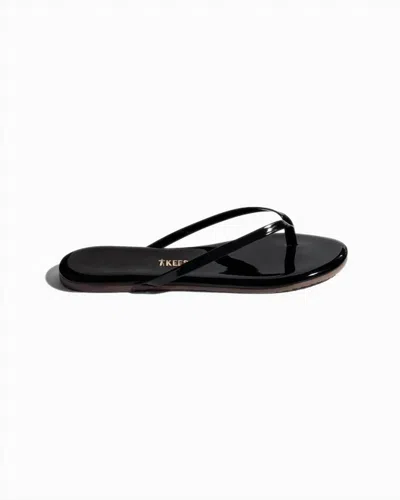 Tkees Women's Lily Glosses Slipper In Licorice In Black