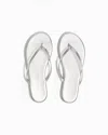 Tkees Lily Fairylust Metallic Strap Flip-flops In Silver