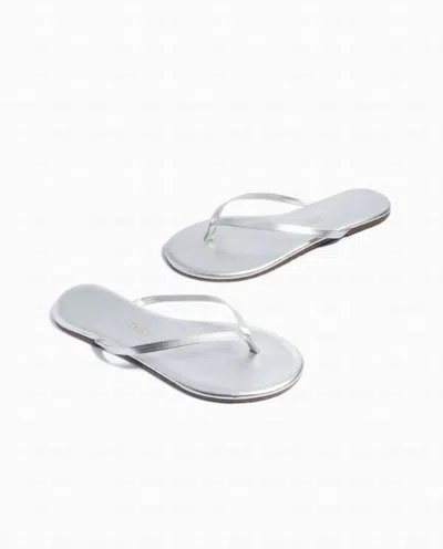 Tkees Women's Lily Metallics Flip Flops In Fairylust In Silver