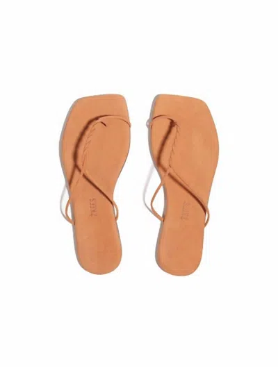 Tkees Women's Simone Twisted Strap Slippers In Beige In Nude