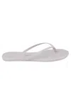 Tkees The Boyfriend Leather Flip-flops In White