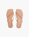Tkees Women's Square Toe Flat Millie Sandal In Nude Beach In Multi