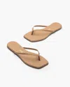Tkees Lily Square Toe Flip Flops In Cocobutter In Multi