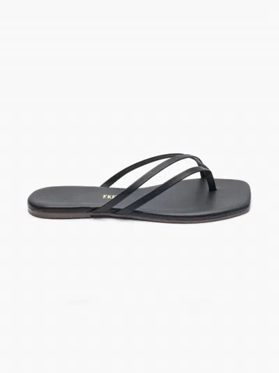Tkees Women's Square Toe Liri Flip Flops In Black