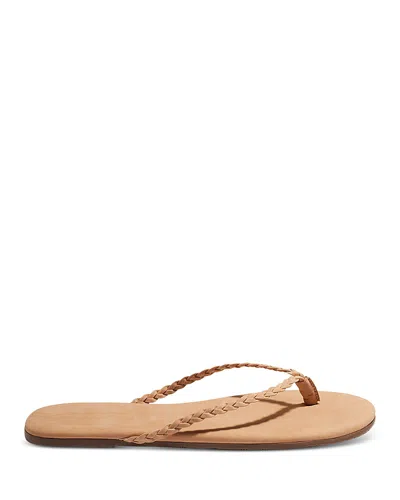 Tkees Women's Suede Thong Sandals In Yellow