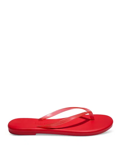 Tkees Aqua Waterproof Flip Flop In Red