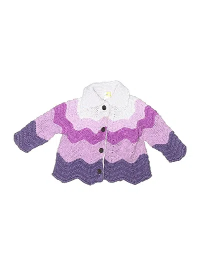 Pre-owned Tks Babies' Cardigan Sweater In Purple