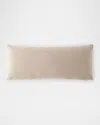 Tl At Home Boucle Decorative Lumbar Pillow, 18" X 48" In Natural