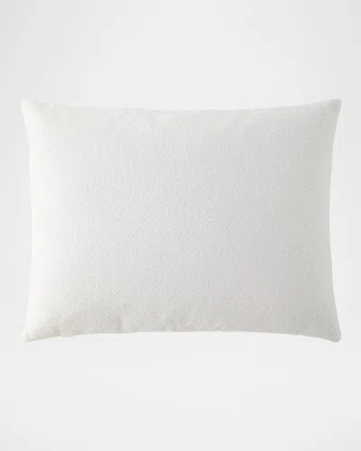 Tl At Home Boucle King Sham In White